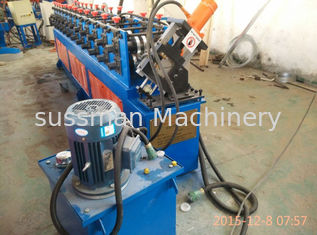 0.4-0.8mm Thickness Profile Roof Batten Roll Forming Machine 13 Stations