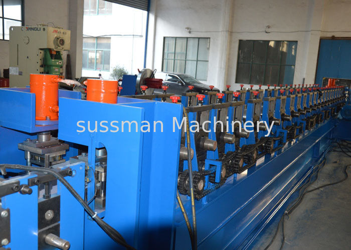 GCr15 Steel Shelving Rack Roll Forming Machine 200-600mm Width Adjustable