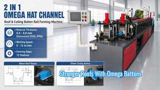Listwa sufitowa dachowa Omega Hat 2 w 1